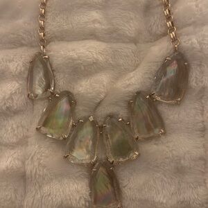 Kendra Scott Brown MOP Harlow Necklace